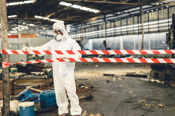 Professional Infectious Disease Decontamination technician working in Umatilla, OR